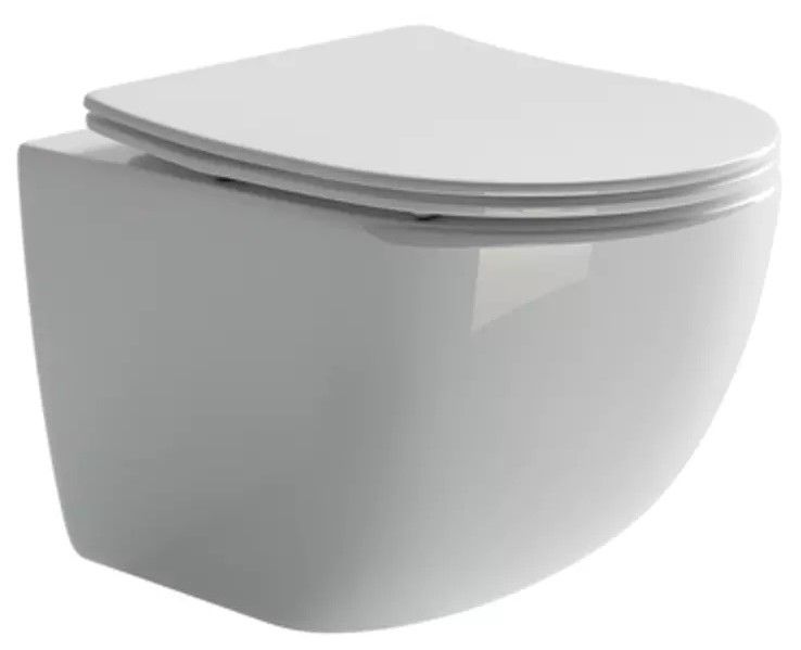 Комплект с инсталляцией Ceramica Nova CN3009_1001CH_1000 унитаз Forma CN3009 крышка-сиденье с микролифтом и инсталляция Envision CN1001CH с кнопкой смыва хром Round