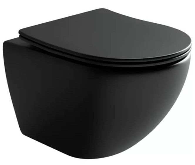 Комплект с инсталляцией Ceramica Nova CN4002MB_1001CH_1000 унитаз Metropol CN4002MB крышка-сиденье с микролифтом и инсталляция Envision CN1001CH с кнопкой смыва хром Round