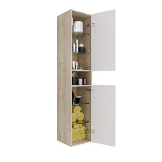 Пенал Dreja Perfecto 99.0814 35 см дуб эврика/белый