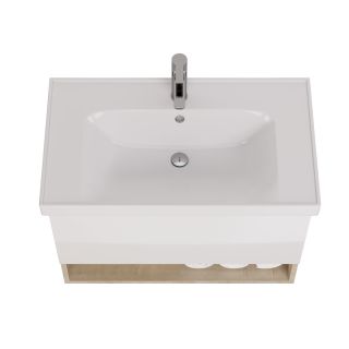 Тумба под раковину Dreja Perfecto 99.0813 90 см дуб эврика/белый