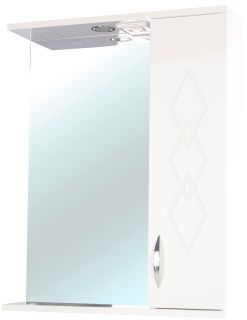 Зеркало-шкаф с подсветкой Bellezza Элеганс 50см правый бежевый 00000005194 Зеркало-шкаф с подсветкой Bellezza Элеганс 50см правый бежевый 00000005194
