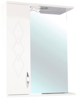 Зеркало-шкаф с подсветкой Bellezza Элеганс 50см левый бежевый 4618606522077 Зеркало-шкаф с подсветкой Bellezza Элеганс 50см левый бежевый 4618606522077
