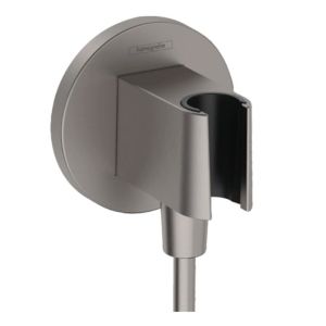 Шланговое подключение Hansgrohe FixFit S 26888340 шлифованный черный хром