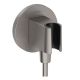 Шланговое подключение Hansgrohe FixFit S 26888340 шлифованный черный хром
