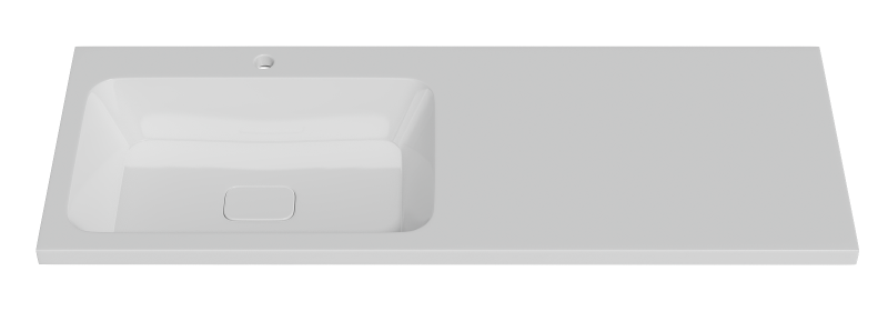 Раковина Misty Kamilla 4627173210027 белая левая 120 см