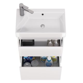 Тумба под раковину Dreja Slim 99.0400 55 см белый