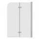 Шторка на ванну 100х140 см Maretti Valentina VA41R100140097-015, профиль хром