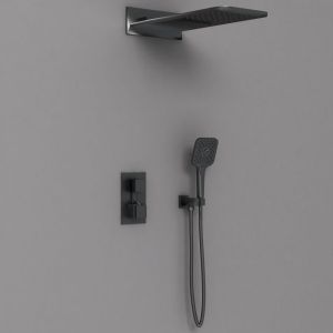 Душевой комплект Vincea VSFW-103TMB термостатическая черный