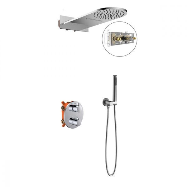 Душевой комплект Vincea VSFW-104TCH термостатическая хром