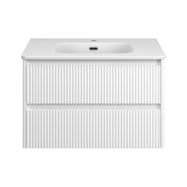 Подвесная тумба под раковину Brevita Riva 80 УТ000026198 белый