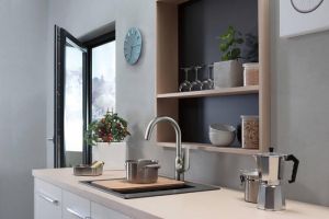 Смеситель Hansgrohe Focus M42 71802800 для кухни сталь