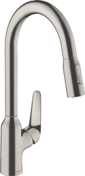 Смеситель Hansgrohe Focus M42 71800800 для кухни сталь