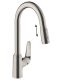 Смеситель Hansgrohe Focus M42 71800800 для кухни сталь