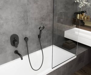 Ручной душ Hansgrohe Vernis Blend 26340670 черный матовый