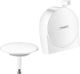 Cлив-перелив для ванны Hansgrohe Exafill S 58117700 внешняя часть белый матовый Cлив-перелив для ванны Hansgrohe Exafill S 58117700 внешняя часть белый матовый