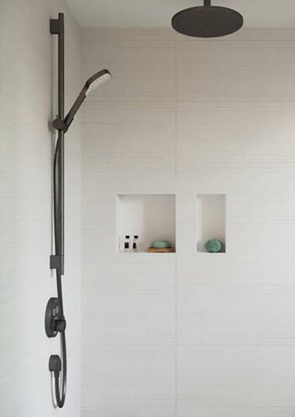 Верхний душ Hansgrohe Croma 26220340 черный хром шлифованный