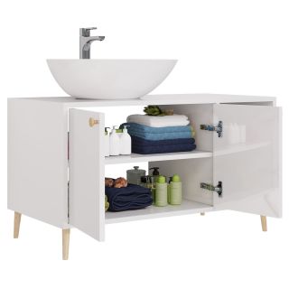 Тумба под раковину Dreja Luno 99.2003 100 см белый