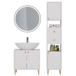 Зеркало с подсветкой Dreja Luno 99.2008 60 см сенсорный выключатель антизапотевание