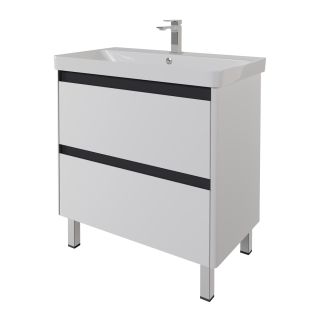 Тумба под раковину Dreja Luxury Plus 99.2031 80 см белый матовый