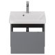 Тумба под раковину Dreja Luxury 99.2011 55 см серый базальт матовый