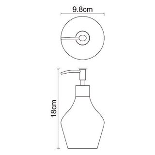 Wasserkraft Dinkel K-4699 Дозатор для жидкого мыла 420 ml