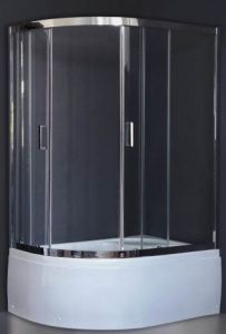Душевой уголок Royal Bath BK 120x80см правый хром RB8120BK-T-CH-R