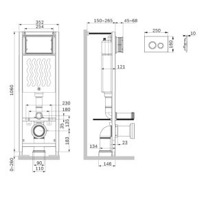 Инсталляция для подвесного унитаза Am.Pm ErgoFit I012711.0101 белый