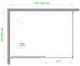 Душевой уголок Royal Bath 120x90см левый хром RB9012B-L
