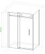 Душевой уголок Royal Bath 120x90см левый хром RB9012B-L
