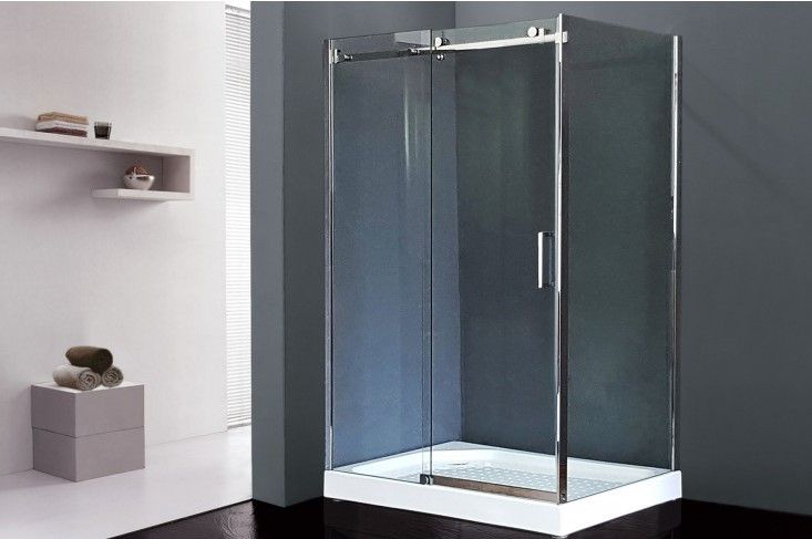 Душевой уголок Royal Bath 120x80см левый хром RB8012B-L