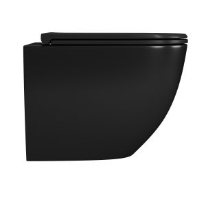 Унитаз подвесной D&K Matrix DT1396025 безободковый чёрный