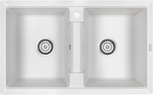 Мойка кухонная Paulmark Zwilling PM238150-WH белый