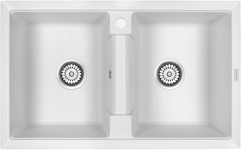 Мойка кухонная Paulmark Zwilling PM238150-WH белый