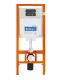 Инсталляция для подвесного унитаза BelBagno BB002-80/BB012-MR-NERO.M с клавишей смыва чёрный матовый