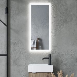 Зеркало с подсветкой Sancos Polo PL35 35см с сенсорным выключателем