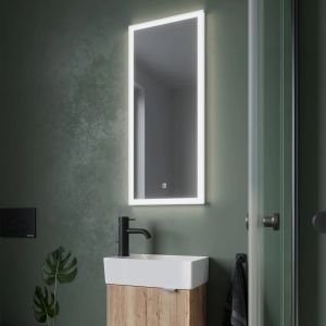 Зеркало с подсветкой Sancos Polo PL35 35см с сенсорным выключателем