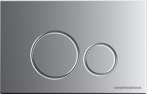 Инсталляция для унитаза Ceramica Nova Envision CN1001M с кнопкой смыва Round хром матовый
