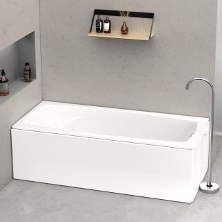 Акриловая ванна Black & White Swan SBA1757 170 x 75 см белая