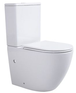 Напольный унитаз Sintesi Evi SIN-TP-EVI-251 безободковый белый Напольный унитаз Sintesi Evi SIN-TP-EVI-251 безободковый белый