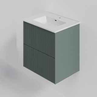 Тумба под раковину La Fenice Terra FNC-01-TER-G-60-2 Серо-зеленая 60 см Тумба под раковину La Fenice Terra FNC-01-TER-G-60-2 Серо-зеленая 60 см