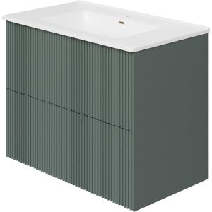 Тумба под раковину La Fenice Terra FNC-01-TER-G-80-2 Серо-зеленая 80 см