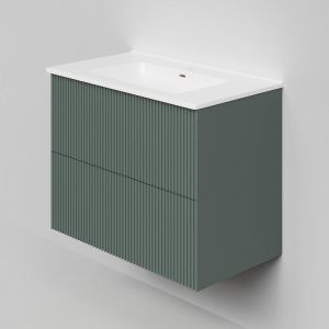 Тумба под раковину La Fenice Terra FNC-01-TER-G-80-2 Серо-зеленая 80 см
