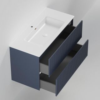 Тумба под раковину La Fenice Terra FNC-01-TER-BG-100-2 Синяя матовая 100 см Тумба под раковину La Fenice Terra FNC-01-TER-BG-100-2 Синяя матовая 100 см