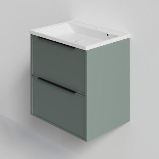 Тумба под раковину La Fenice Simpla FNC-01-SIM-G-60-2 Серо-зеленая 60 см Тумба под раковину La Fenice Simpla FNC-01-SIM-G-60-2 Серо-зеленая 60 см