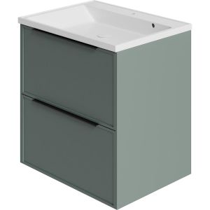 Тумба под раковину La Fenice Simpla FNC-01-SIM-G-80-2 Серо-зеленая 80 см