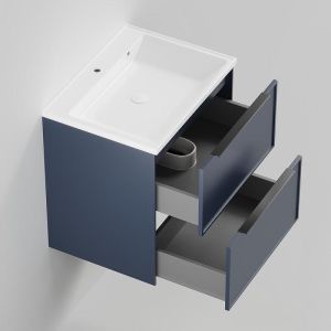 Тумба под раковину La Fenice Simpla FNC-01-SIM-BG-80-2 Синяя матовая 80 см