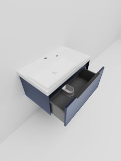 Тумба под раковину La Fenice Simpla FNC-01-SIM-BG-80Синяя матовая 80 см Тумба под раковину La Fenice Simpla FNC-01-SIM-BG-80Синяя матовая 80 см