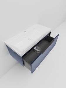 Тумба под раковину La Fenice Simpla FNC-01-SIM-BG-100 Синяя матовая 100 см