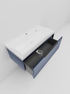 Тумба под раковину La Fenice Simpla FNC-01-SIM-BG-100 Синяя матовая 100 см Тумба под раковину La Fenice Simpla FNC-01-SIM-BG-100 Синяя матовая 100 см