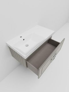 Тумба под раковину La Fenice Cubo FNC-01-CUB-C-90 Бежевая матовая 90 см Тумба под раковину La Fenice Cubo FNC-01-CUB-C-90 Бежевая матовая 90 см
